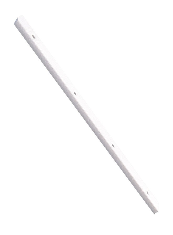 ROK Pair of Rok Hardware Side Mounted 11-1/4" (285.5mm) Screw-On, Plastic Drawer Rails/Guide Rails with 3/4" Extension, for Drawers with 21/32" (17mm) Groove, White Finish, D10751034 - Image 4